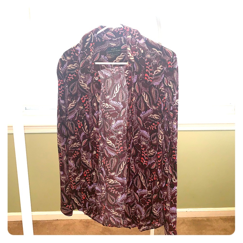 Men’s Zara Pattern Button Up
